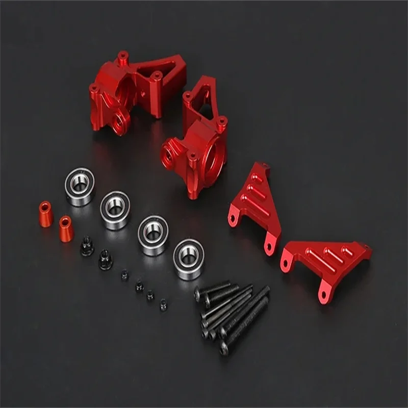 Mozzo ruota anteriore in alluminio CNC e kit sterzo per HPI Baja Rovan Baja e King motor Baja Buggy