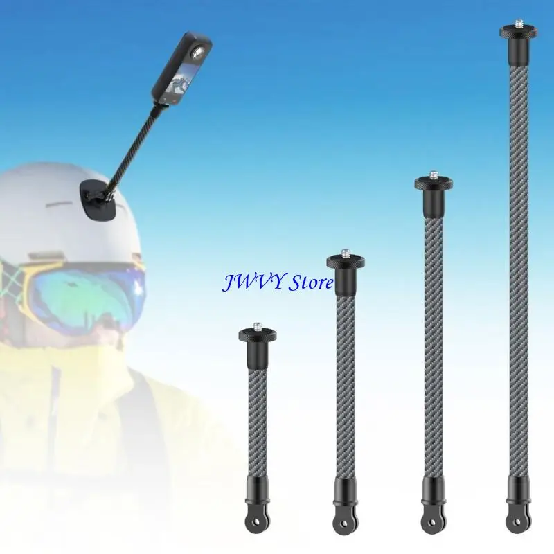 573A Carbons Carbons Monopod Selfie Selfie Poles قضيب مع 1/4 "المسمار للكاميرا