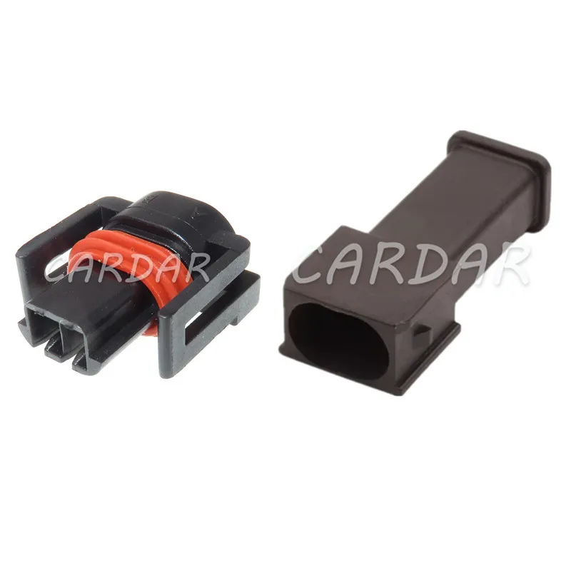 1 Set 2 Pin 12162215 Waterproof Automotive Injector Plug Air Temperature Sensor Connector Socket For Car
