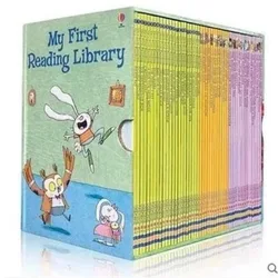 50 libri/set Usborne La mia prima biblioteca di lettura Libri illustrati in inglese Parole per la prima infanzia del bambino Regalo di apprendimento per i bambini Nuovo