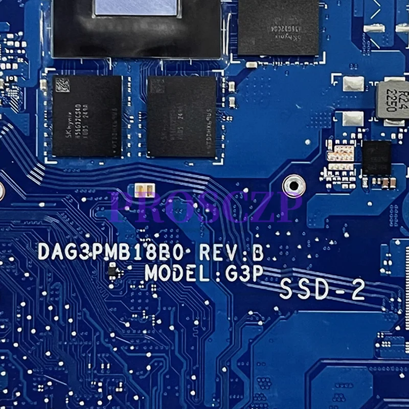 DAG3PMB18B0 ل HP 15-FA 15T-FA اللوحة الأم للكمبيوتر المحمول i7-12650H i5-12450H RTX 3050Ti GTX1650 4GB GTX1650 4GB اللوحة الرئيسية اختبارها #5