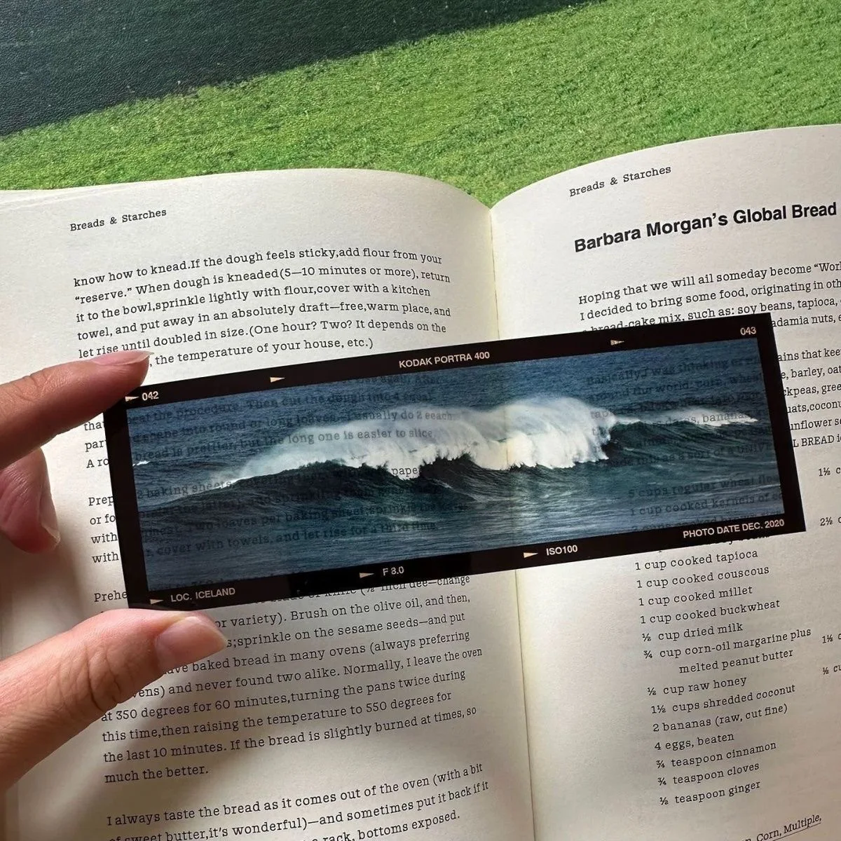 

Film Bookmark Iceland Scenery Handmade Vintage Artistic Romantic Photography Gift Wave Scenes Original