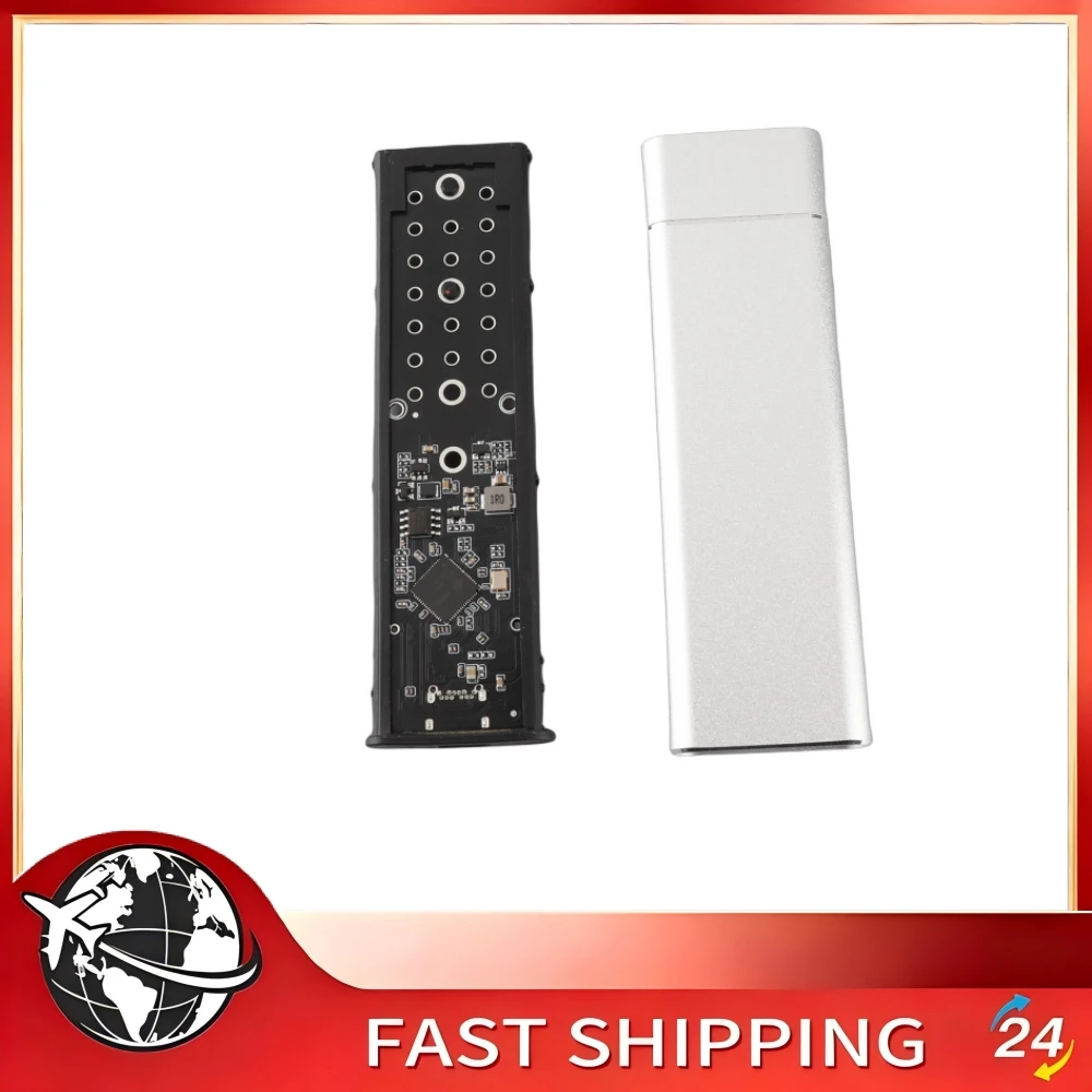 M.2 NVMe SSD Enclosure 2TB Capacity 10Gbps PCIe SSD Enclosure UASP Protocol USB 3.1 Type C Ultra Slim High Speed for Computer