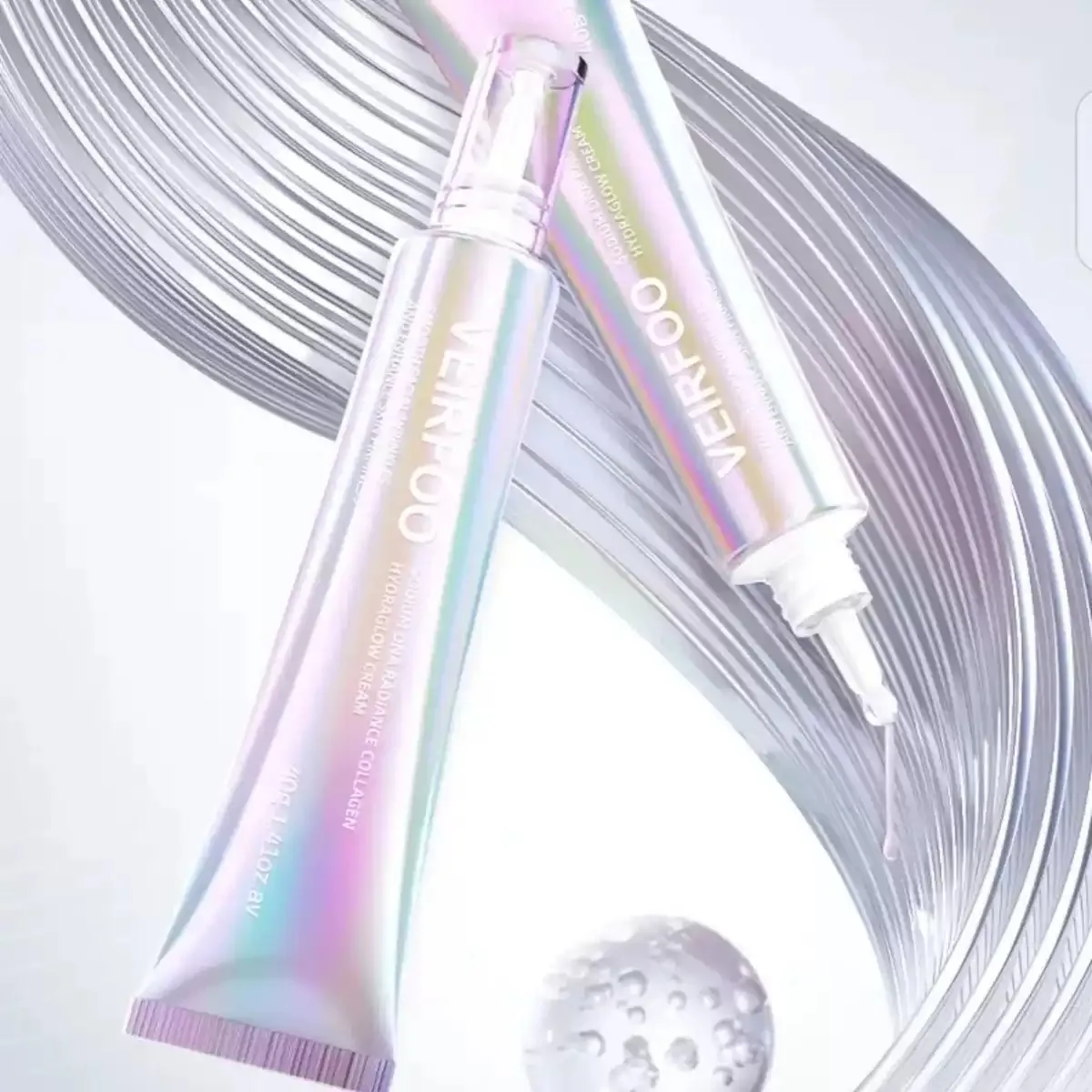 VEIRFOO Sodium‑DNA Collagen Hydraglow Cream,Moisturizing Firming Enhance Skin Elasticity Facial Cream,Skin Radiance Repair