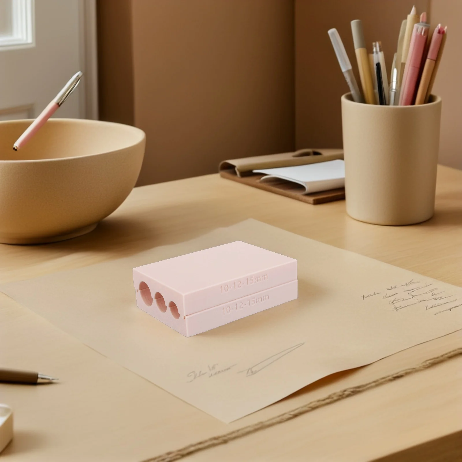 

2pcs Roller Maker 4Mm 6Mm 8Mm Round Bead Crafting Tool For Polymer Clay Jewelry Diy Projects Air Dry Clay Molds Bead Shaping