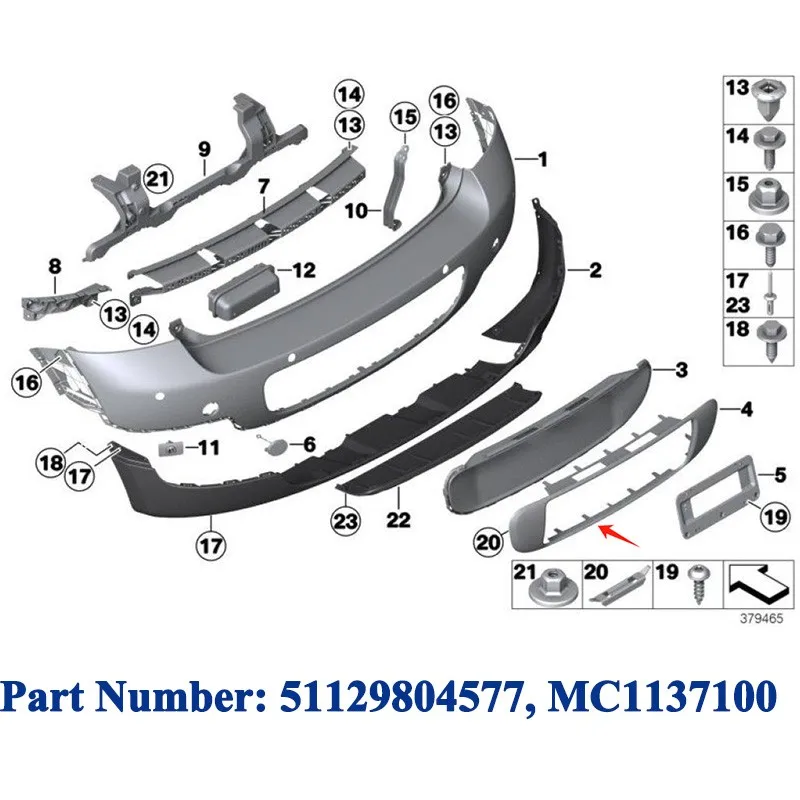 

Замена хромированной накладки заднего бампера для Mini Countryman R60 Cooper Estate 2011-2017 годов выпуска