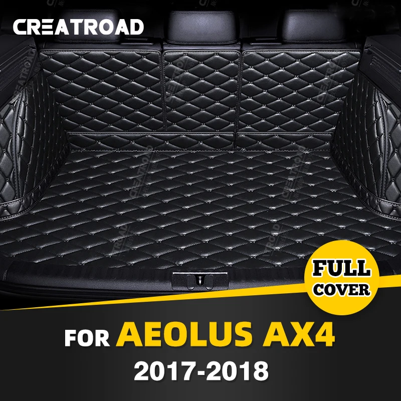 

Auto Full Coverage Trunk Mat For Dongfeng AEOLUS AX4 2017 2018 Car Boot Cover Pad Cargo Cargo Interior Protector Accessories