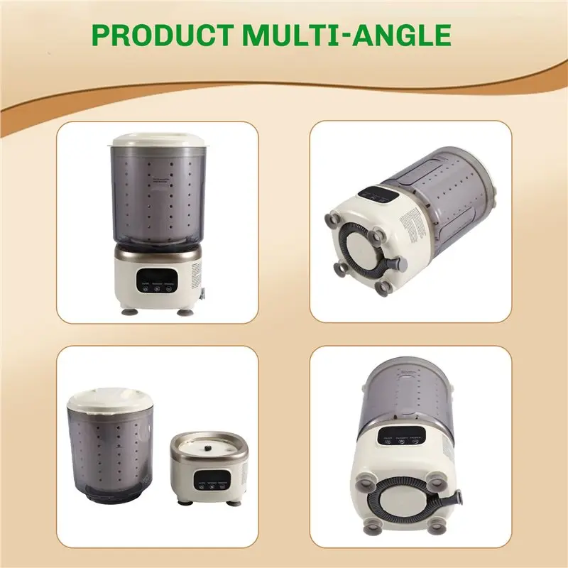 FORC-USB Charging Portable Mini Automatic Washing Machine Can Dehydrate Without Assembly Needed, No Plug Required