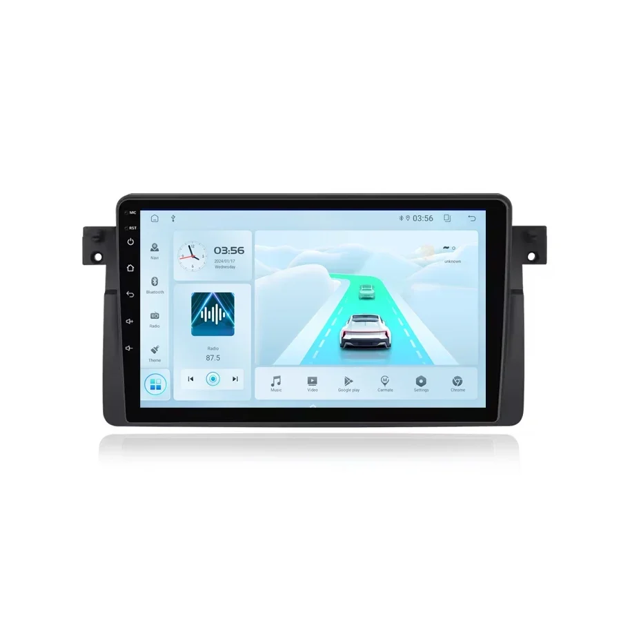 New IPS Touch Screen Android 13 Stereo Car Video Player For E46 1998-2006 Carplay Auto Radio GPS Navigation