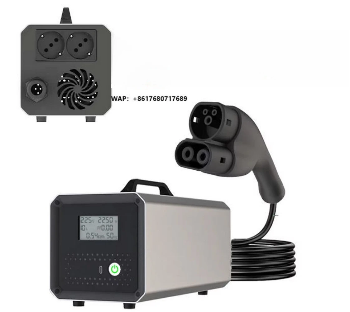 

LONGOOD Portable 3.5/5/7KW V2L V2H CCS2 Discharger DC to AC Bidirectional Discharging Invertor for CCS2 Electric Car
