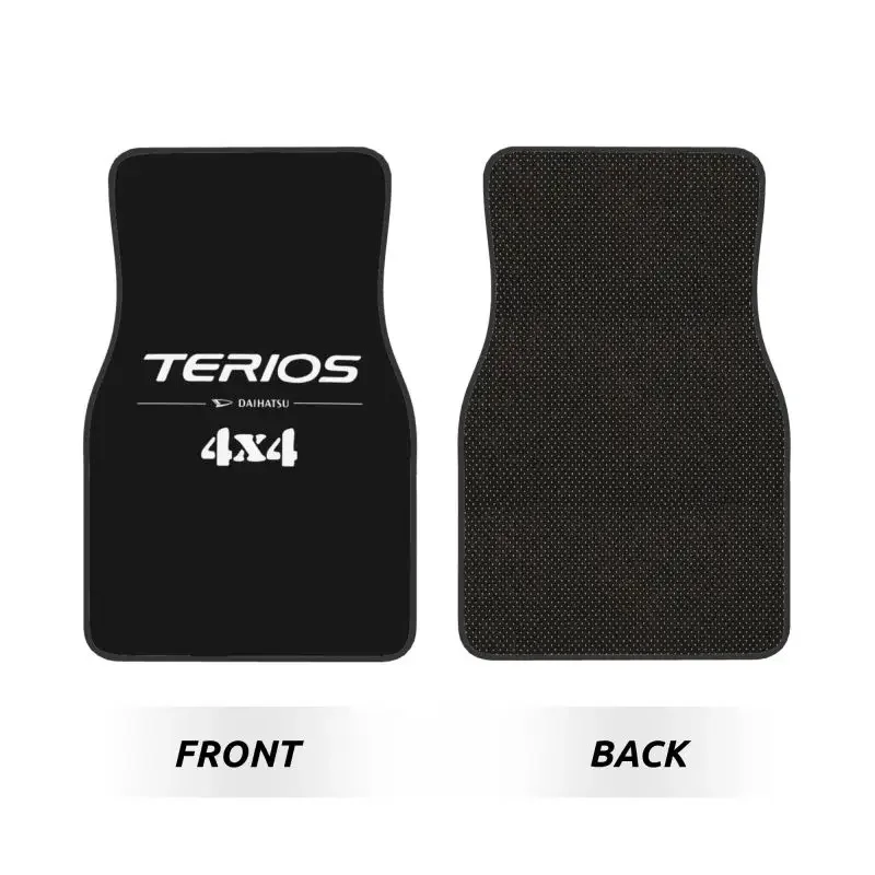 Custom Daihatsu Terios Print Car Floor Mats Carpets Vehicle Front & Rear Foot Mats with Non Slip Backing All Weather for Car SUV