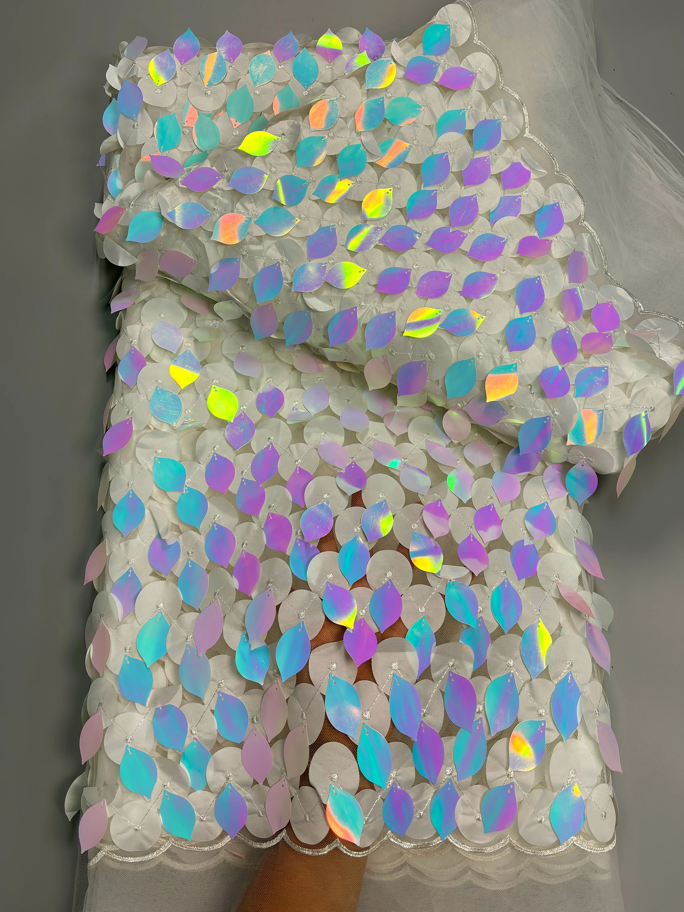 Glitter Tablecloth - Luxury 2026 Nigeria Big Sequin Mesh