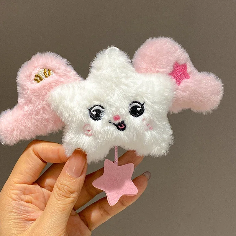 الكرتون أجنحة الموضة دلاية شكل نجمة المفاتيح لطيف دمية أفخم قلادة الإبداعية Kawaii حقيبة مدرسية اكسسوارات الديكور الهدايا