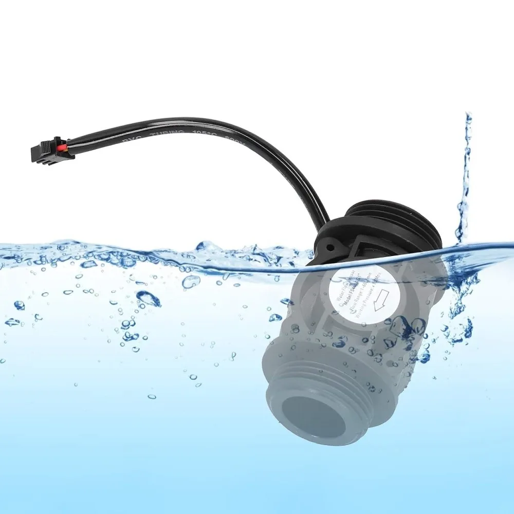 High Efficiency Plastic Water Flow Sensor Black Durable Water Flow Counter Flow Measuring Device Water Vending Machine
