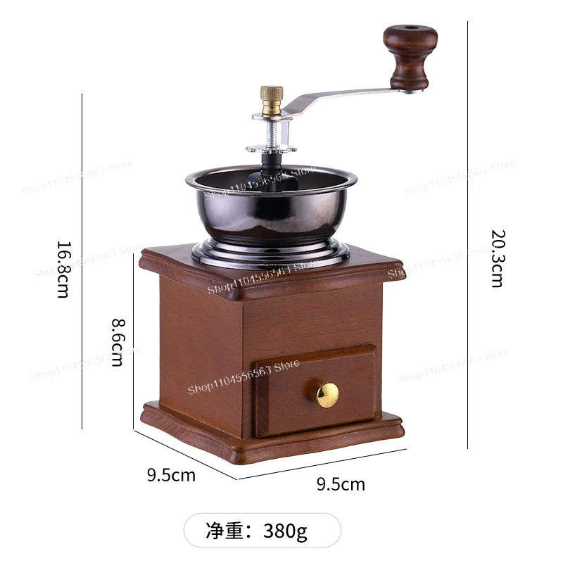 Molinillo casero, máquina de café retro con manivela, molinillo de café, mini molinillo de granos casero