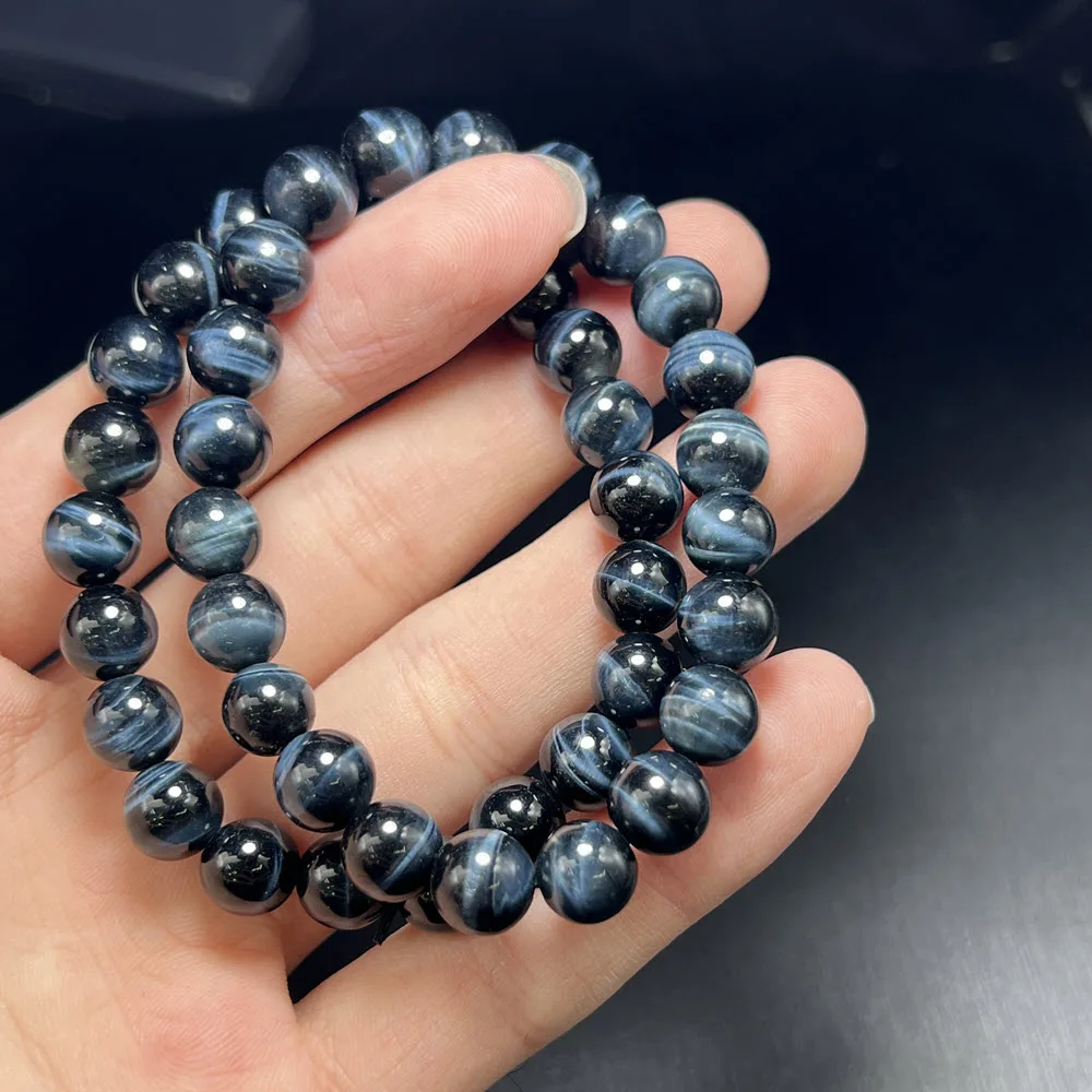 Best Quality Blue Tiger Eye Bracelet Tiger's Eye 8mm Men Stone Bracelet Women Bracelet Adult Women Hand Jewelry For Mother Gift