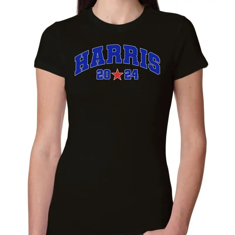

Harris 2024 Retro Campaign USA Election Womens Junior T Shirt