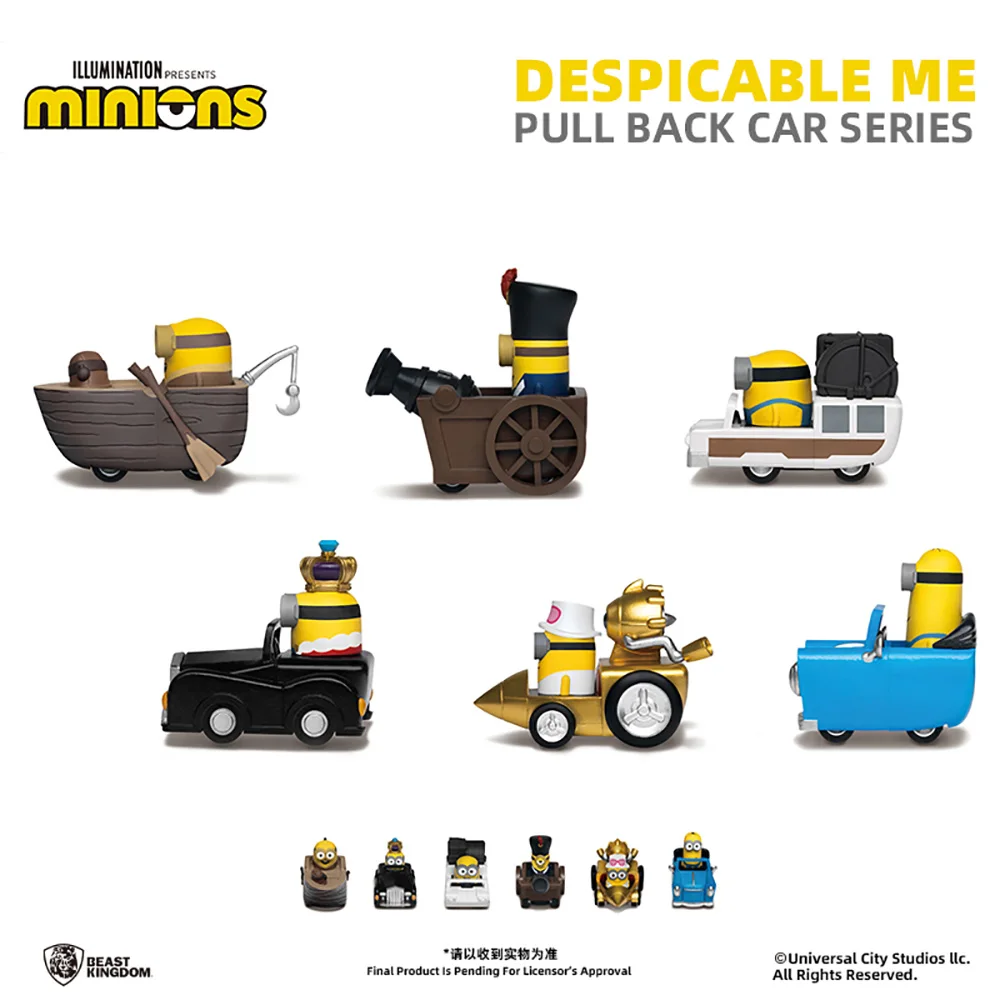 Beast Kingdom Minions Blind Box Adventure Dolls Unieke ontwerpen Trendy tasornamenten voor fans en koppels Creatief kerstcadeau