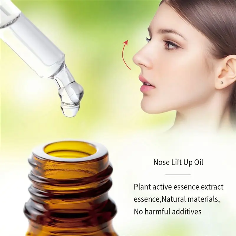 ABDD HOT   10Ml Beauty Nose Liquid Rubbing Nose Essential Oil Nasal Care Thin Nose
