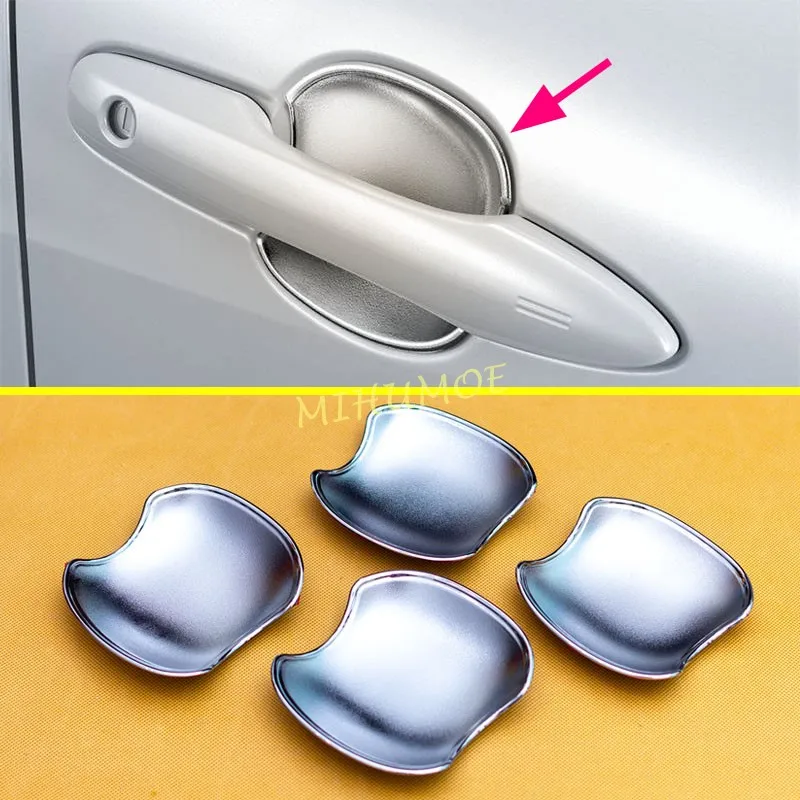 Chrome Door Handle Surrounds Protector For Toyota Yaris Cross 2021 2022 2023 Accessories