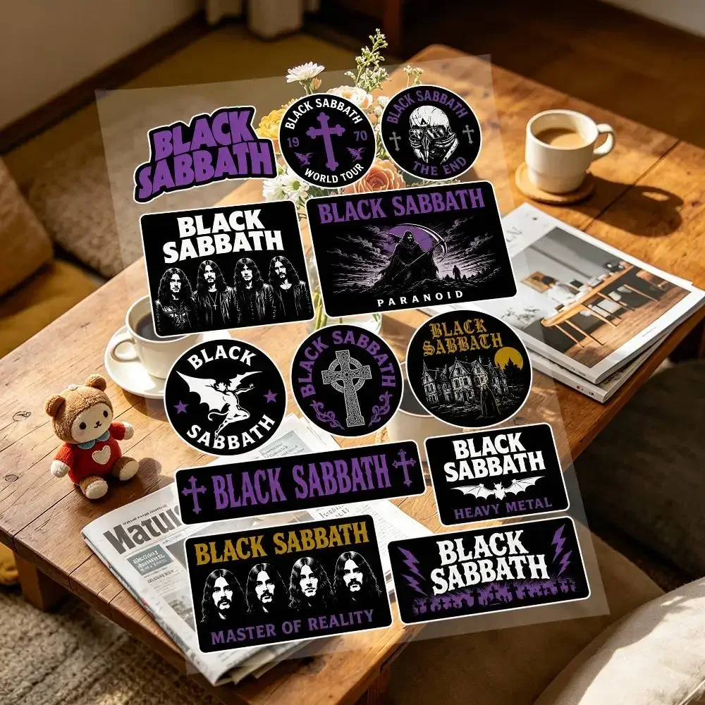 B-Black Sabbath Stickers Moto Sticker Auto Body Bumper Windows Motorcycle Laptop Walls Vinyl Decal Car Tuning Accessories view 4