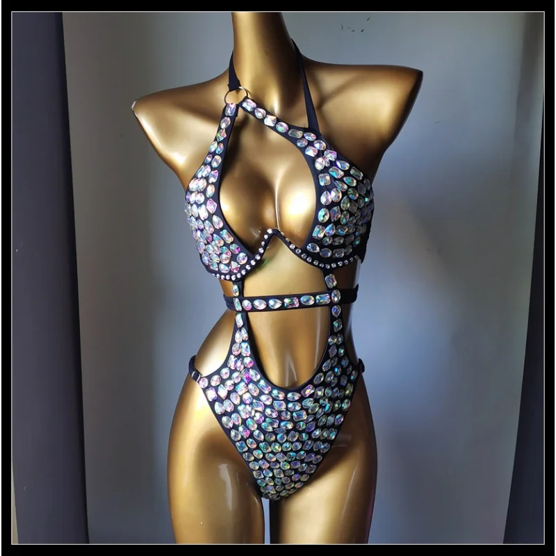 

Bikini Body Jewelry Swimsuit Sexy Siamese underwear Chest Chain woman Chain Body Night Nightclub Party Makeup Dance Beach Outfit