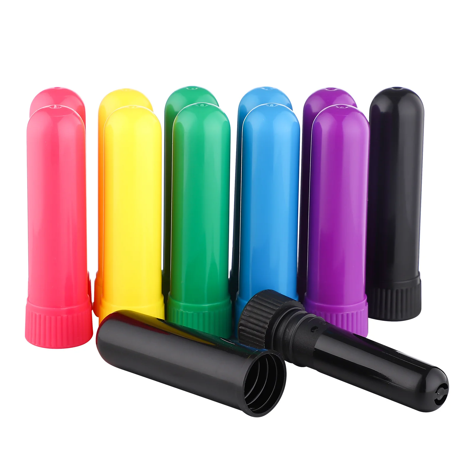 

1Set Aromatherapy Nasal Essential Oil Blends Refillable Lightweight Discrete Design for on The Go Use Smooth Inhalation