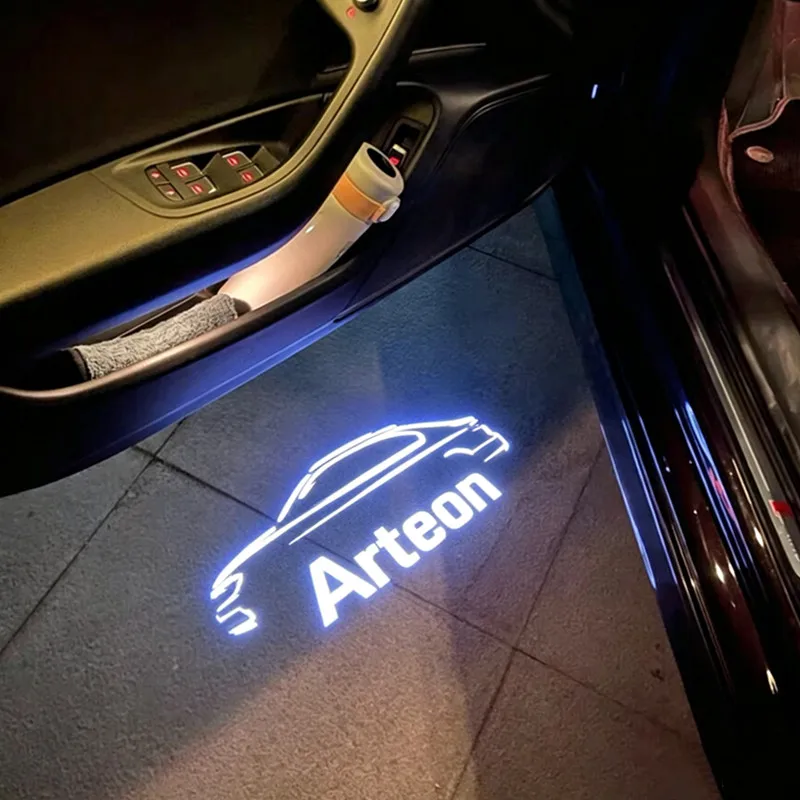 Car Door Projector Welcome Ghost Shadow Light Accessories For VW Passat B6 B7 B8 B9 Touareg Golf 5 6 7 Jetta MK6 MK7 GTI Arteon