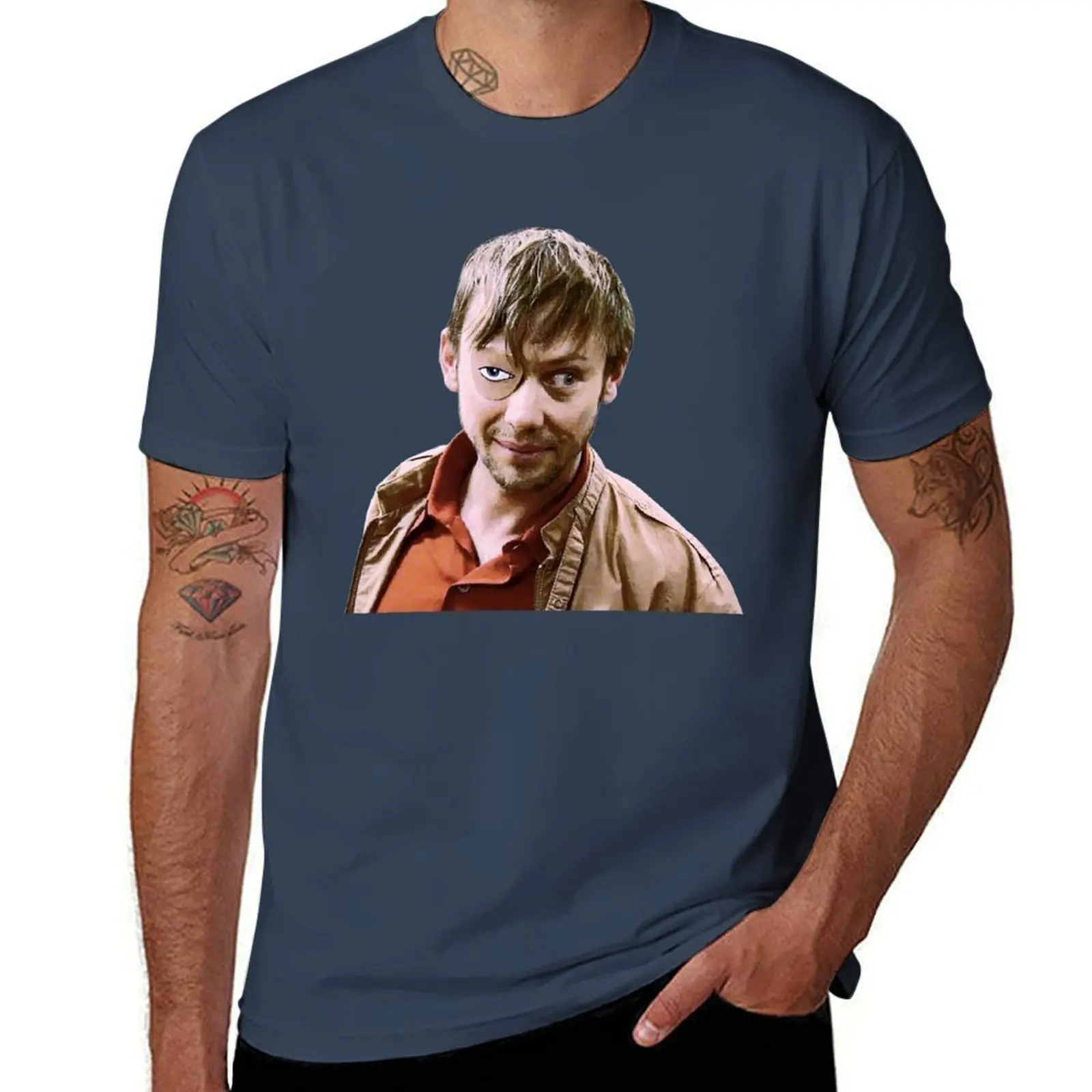 

Liam Mcpoyle Eye Patch T-Shirt cotton t shirt man t shirt man casual T-Shirt