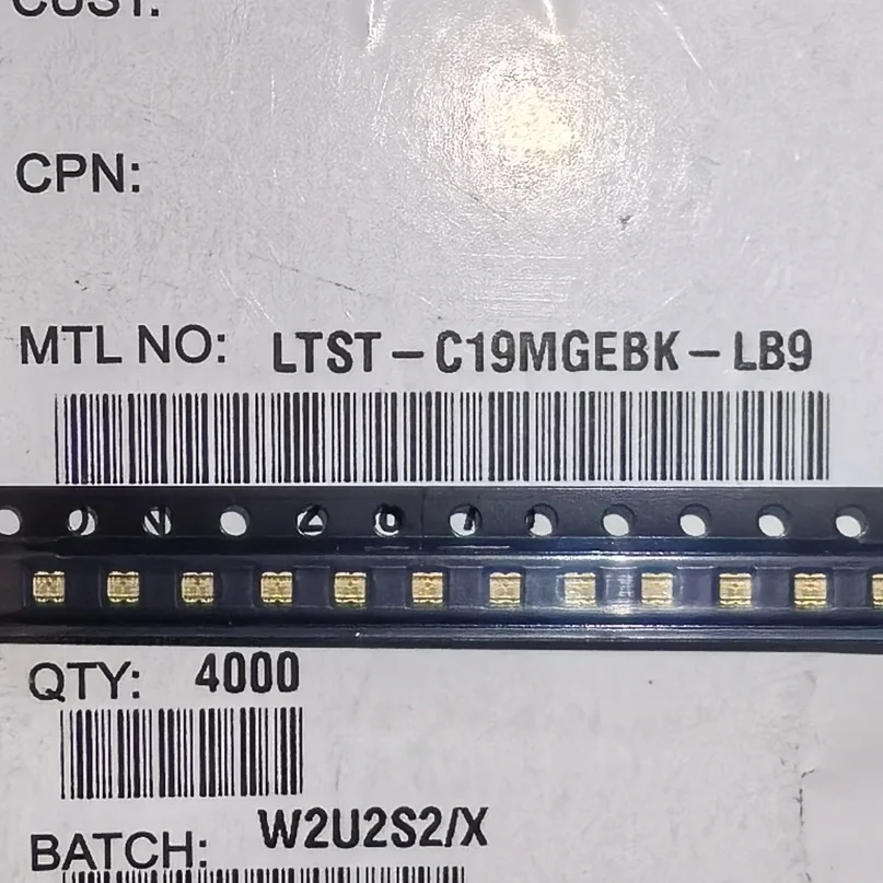 50 قطعة/تايوان LTST-C19MGBEK-LB9 أحمر أخضر أزرق 1616 SMD RGB كامل اللون LED