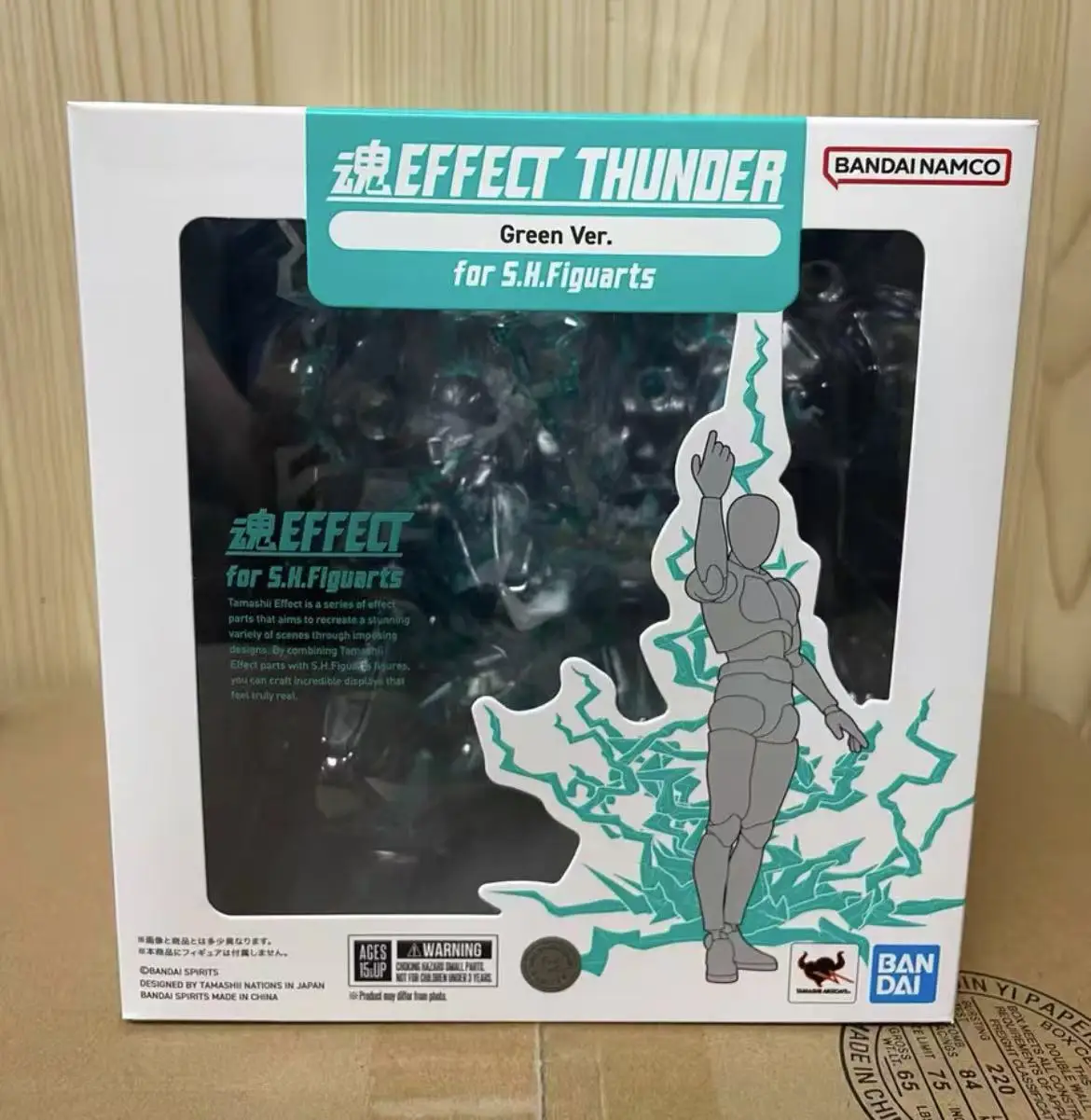 100% Original Bandai Effelt Thunder Green Ver. For Sh Figuarts Action Figures Accessories Collection