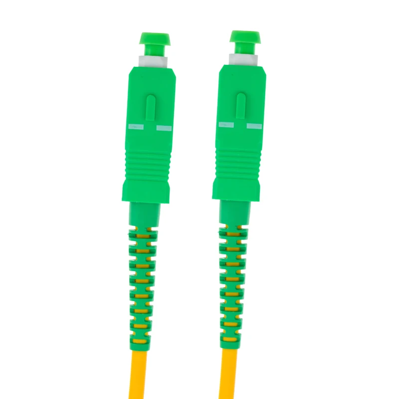 10 PCS/SET SC/APC-SC/APC Singlemode Simplex Fiber Optical Patch Cord Pigtail PVC G657A LSZH  9/125 3.0MM Fiber Jumper