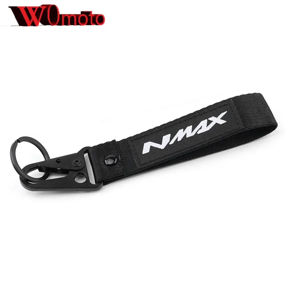 Embroidery Keychain For YAMAHA NMAX N-MAX 155 150 125 Motorcycle Accessories NMAX155 NMAX150 NMAX125 Key Chain Holder Keyring