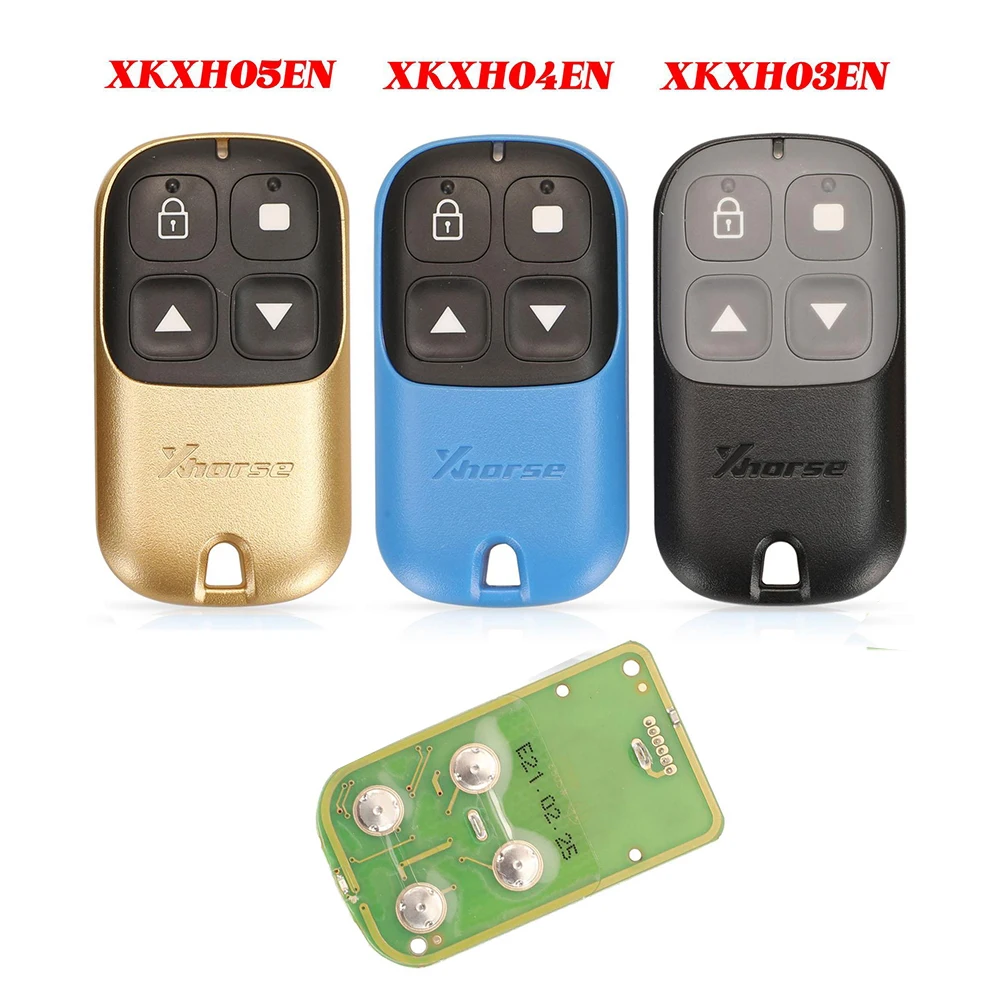 

Новый универсальный проводной пульт-ключ Xhorse XKXH03EN XKXH05EN XKXH04EN для VVDI Tool VVDI2, для гаражных ворот, английская версия