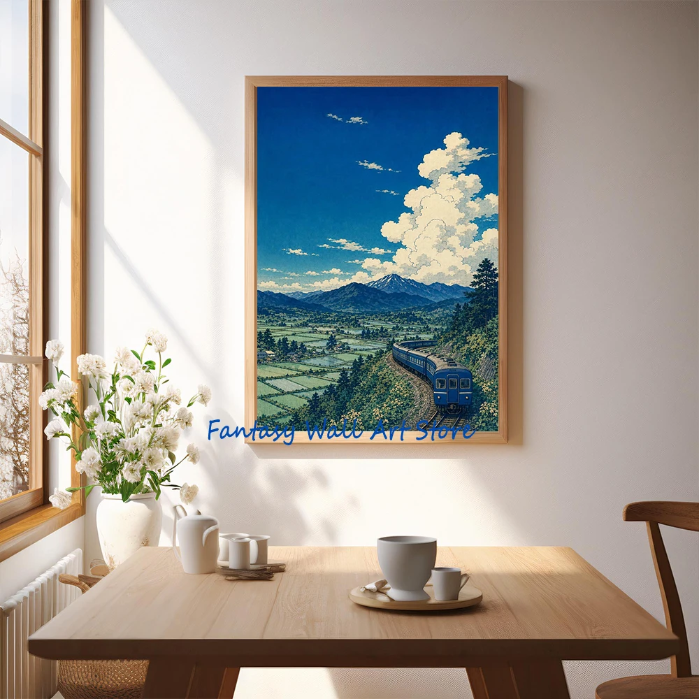 Póster de viaje vintage con es - Japanese Lifestyle In Japanese reseña y precio