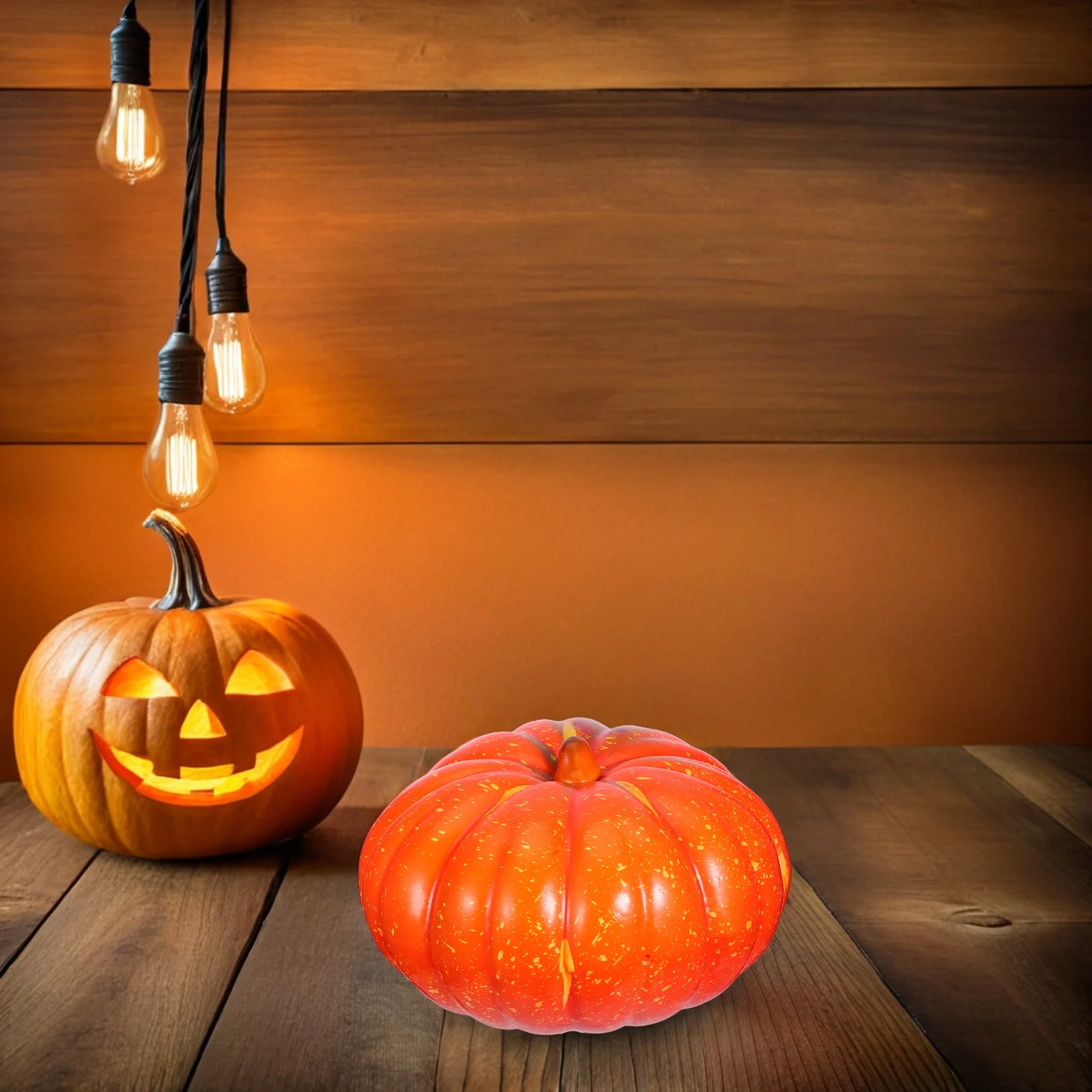 

Simulation Foam Pumpkin Fall Pumpkins Fake Centerpiece Halloween Table Decor Craft Autumn Harvest Props