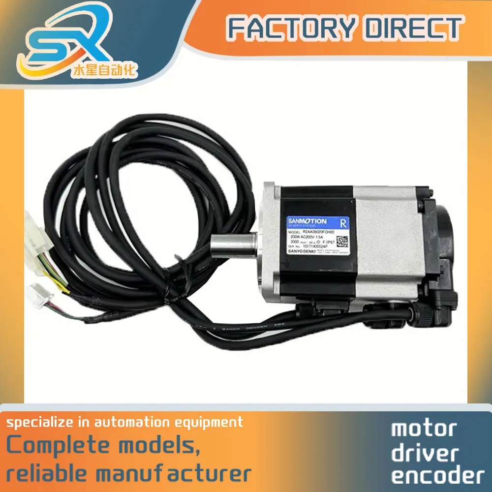 

Primary source of goods AC Servo Motor R2AA06020FCH00 200W Good condition Works Well