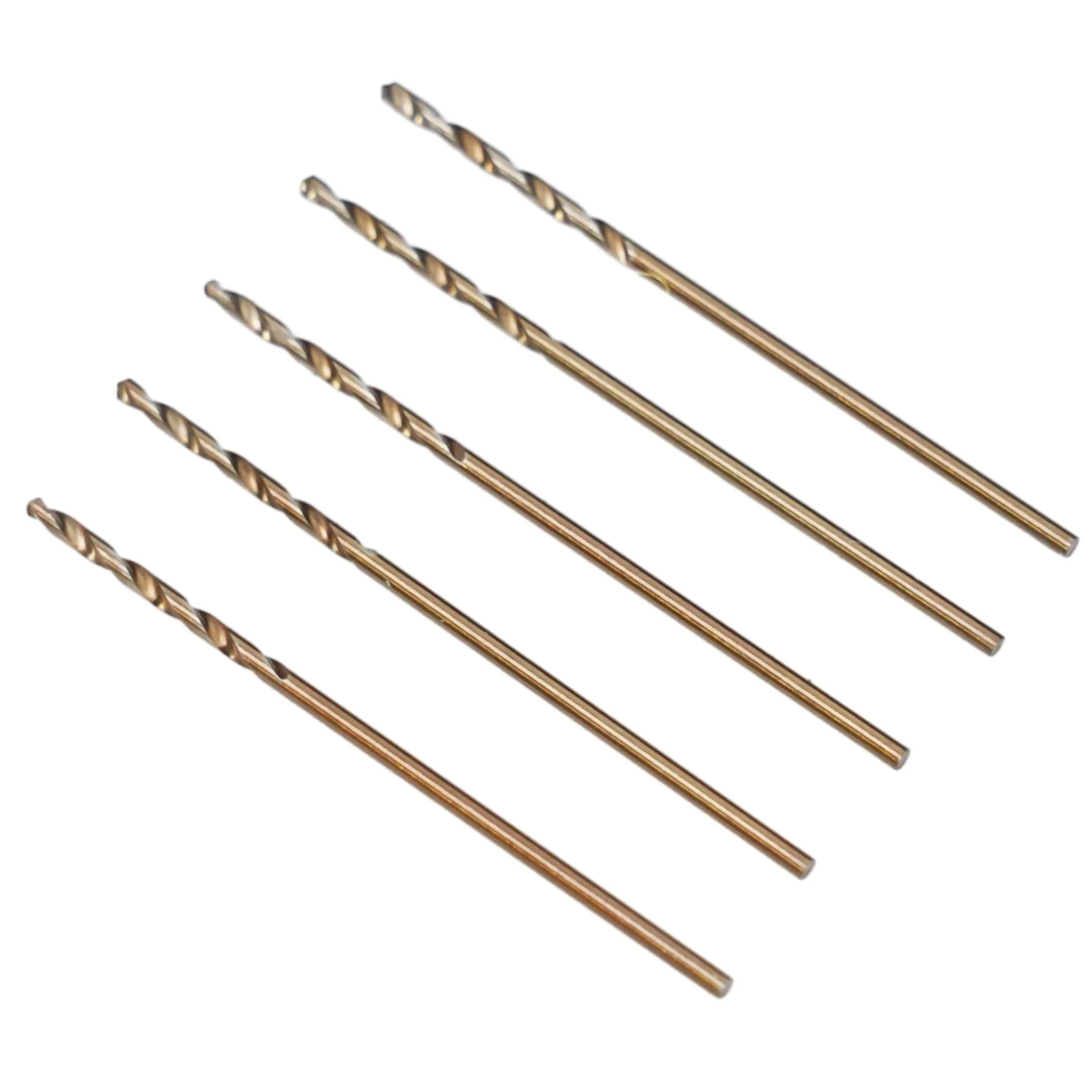 5pcs HSS M35 Cobalt Auger Drill Bits 1/1.5/2/2.5/3/3.5/4mm 135 Degree Split Point Tip For Stainless-Steel Metal Wood-Hole Cutter