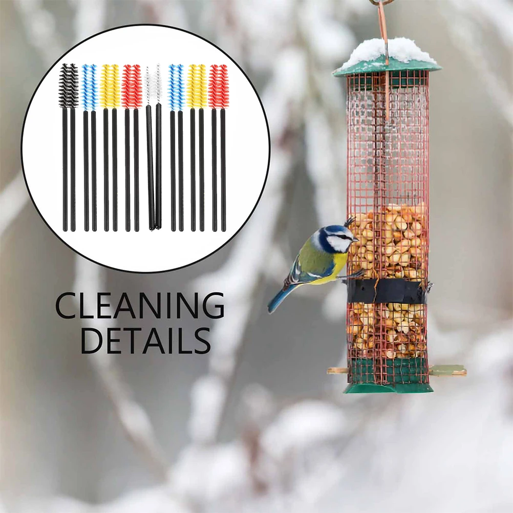 

100 шт. пластиковая щетка для чистки, компактный дизайн для кормушки для колибри, кормушка для кормления, компьютерный трубопровод, зазоры, инструмент для удаления пыли