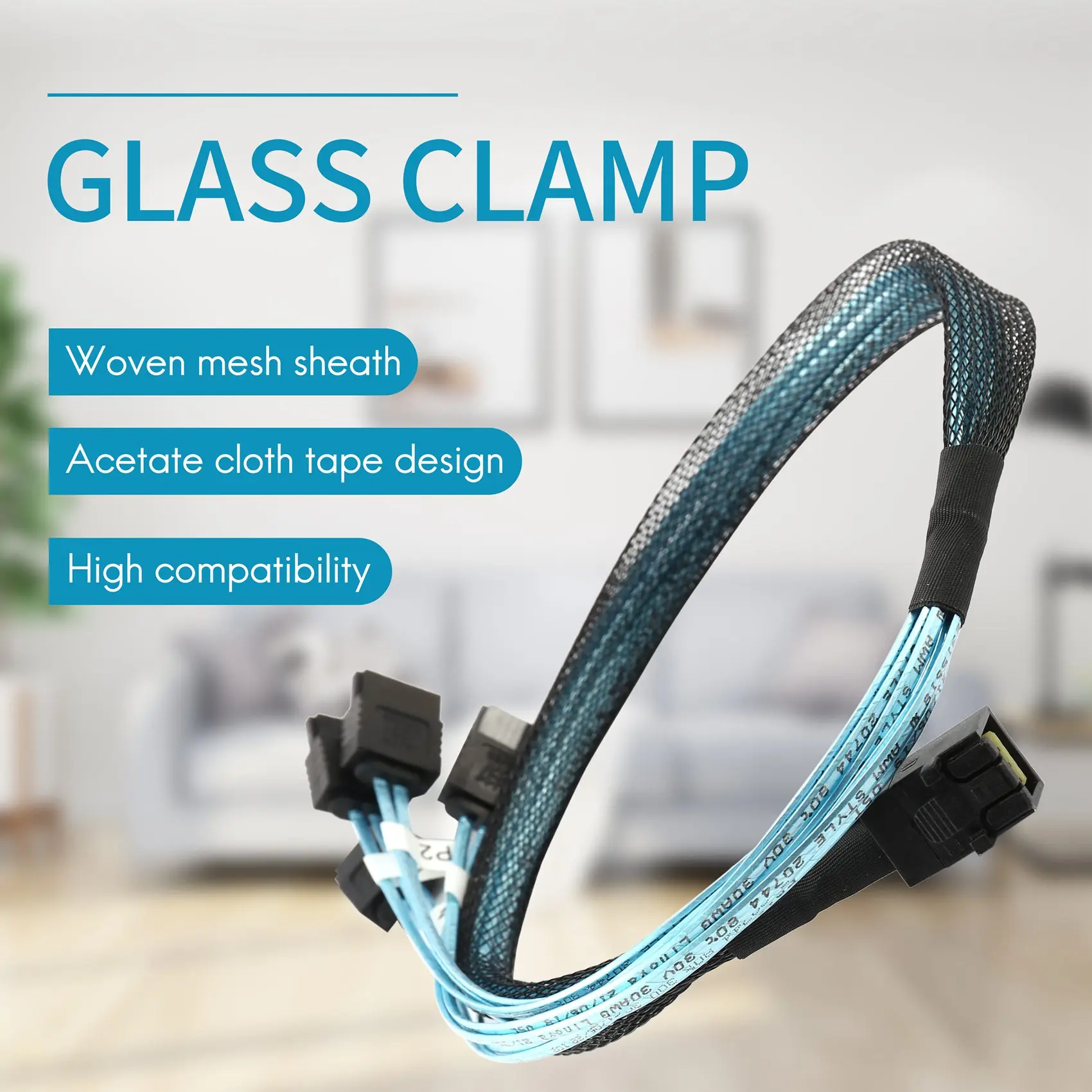 Cavo mini SAS a SATA interno A42Z, SFF-8643 per disco rigido controller Raid