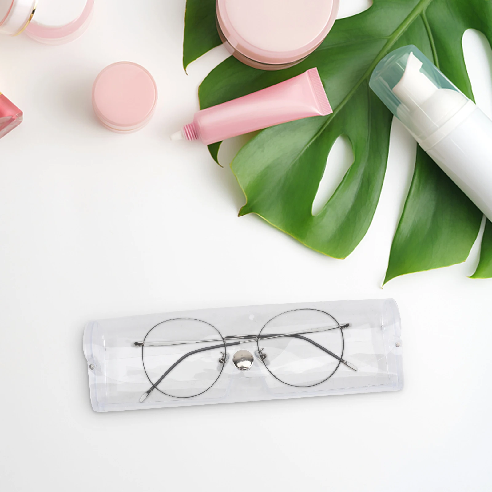 

20 Pcs Box PVC Storage Case Portable ganizer Eyeglasses Box Glasses Eyewear Container Durable Lightweight Travel
