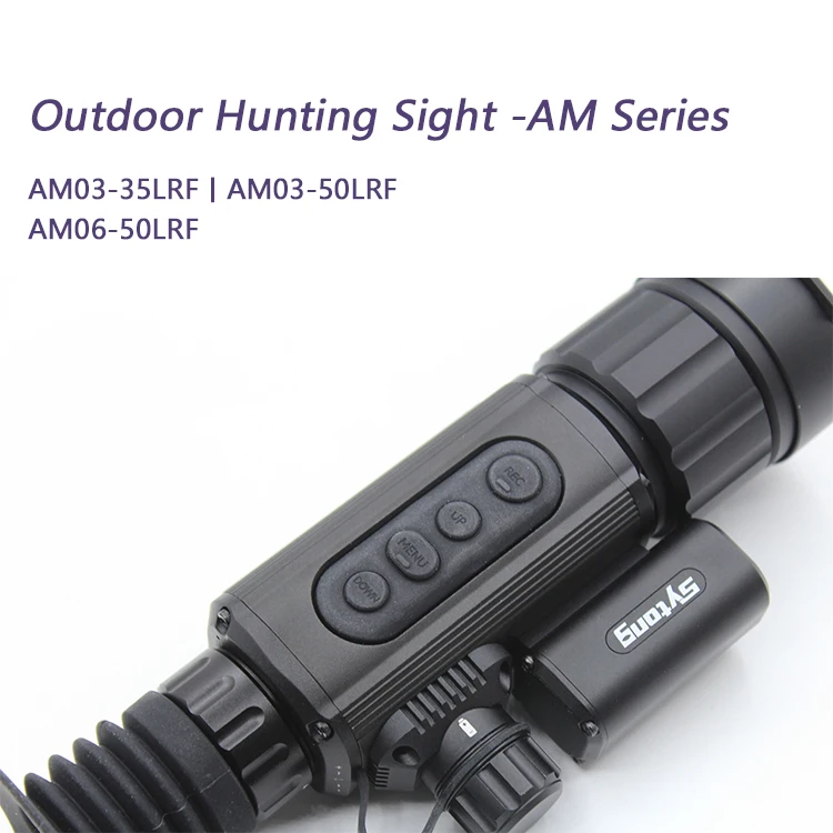High Quality AM06-50LRF Thermal Imaging Hunting Scope With Laser Range Finder For Outdoor Night Vision Made In China