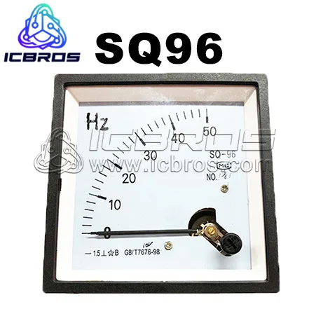 CP-96 Instrument SQ96 Pointer Frequency Meter 0-50Hz 10V 100V 220V 380V