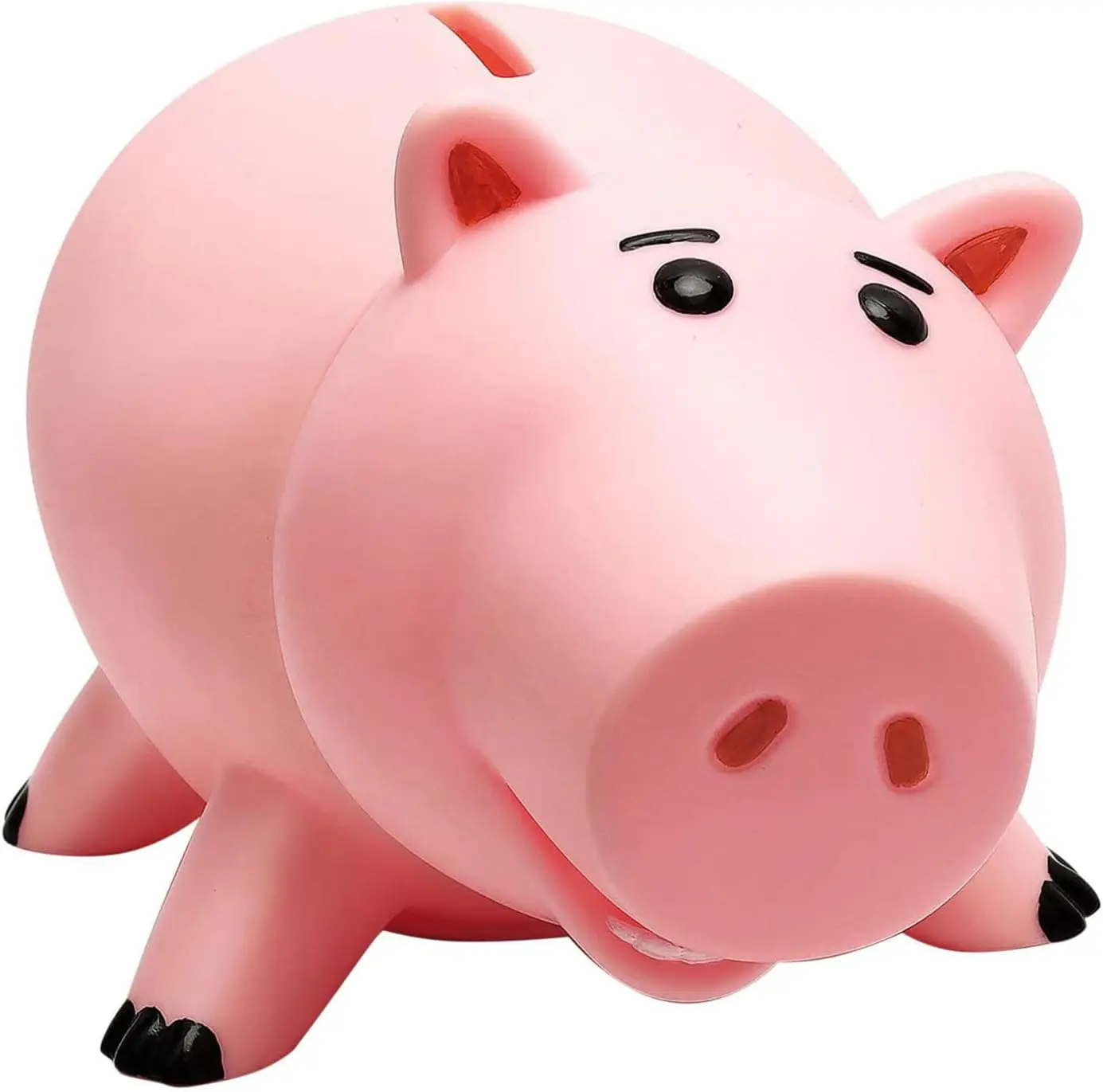 Cartoon Pink Pig Piggy Bank PVC Coin Saving Box Animal Money Storage Jar Desktop Ornament Birthday Holiday Gift for Boys Girls