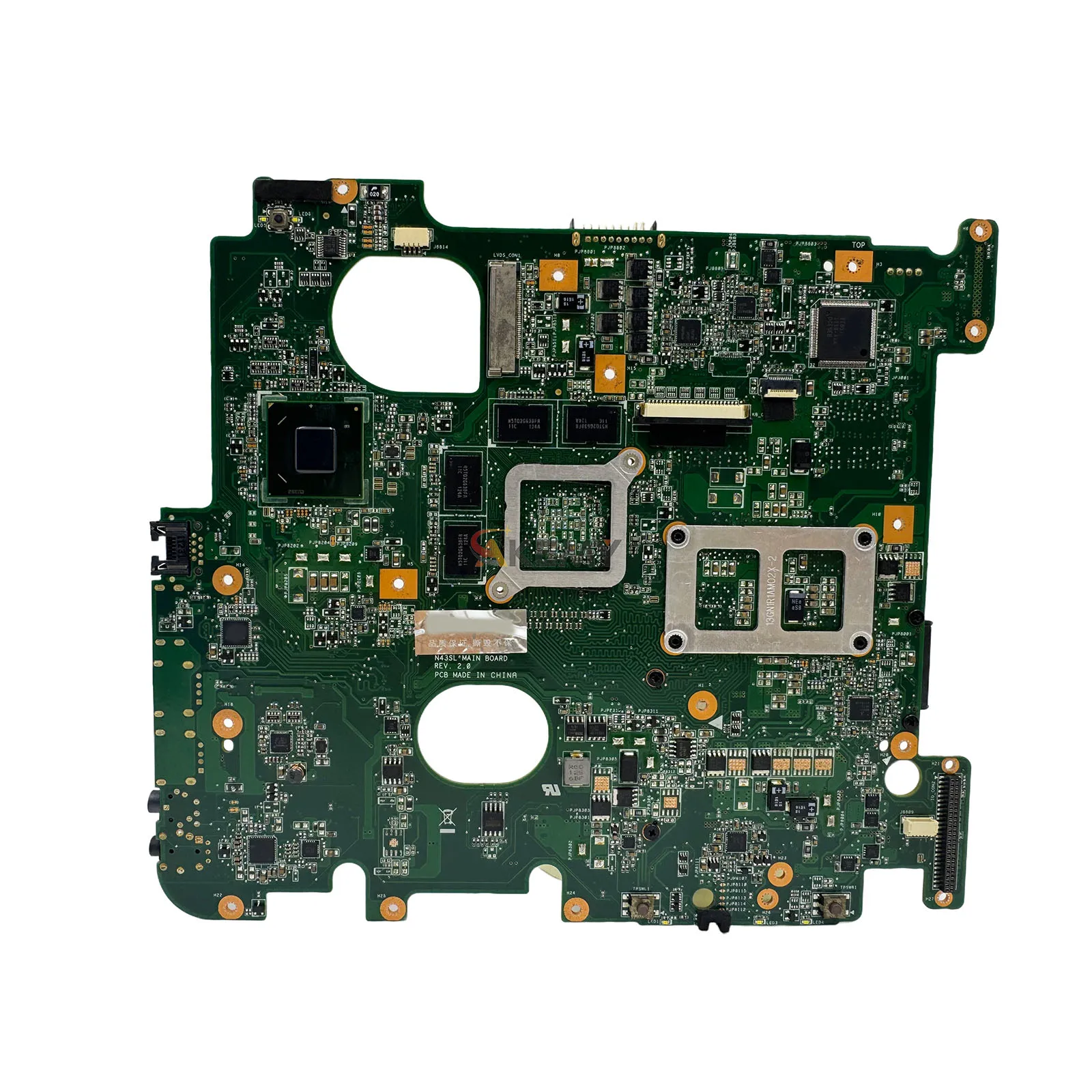 N43SL Laptop Motherboard For ASUS N43SM N43S N43SL Notebook Mainboard This item is in stock 100% tests OK fast shipping