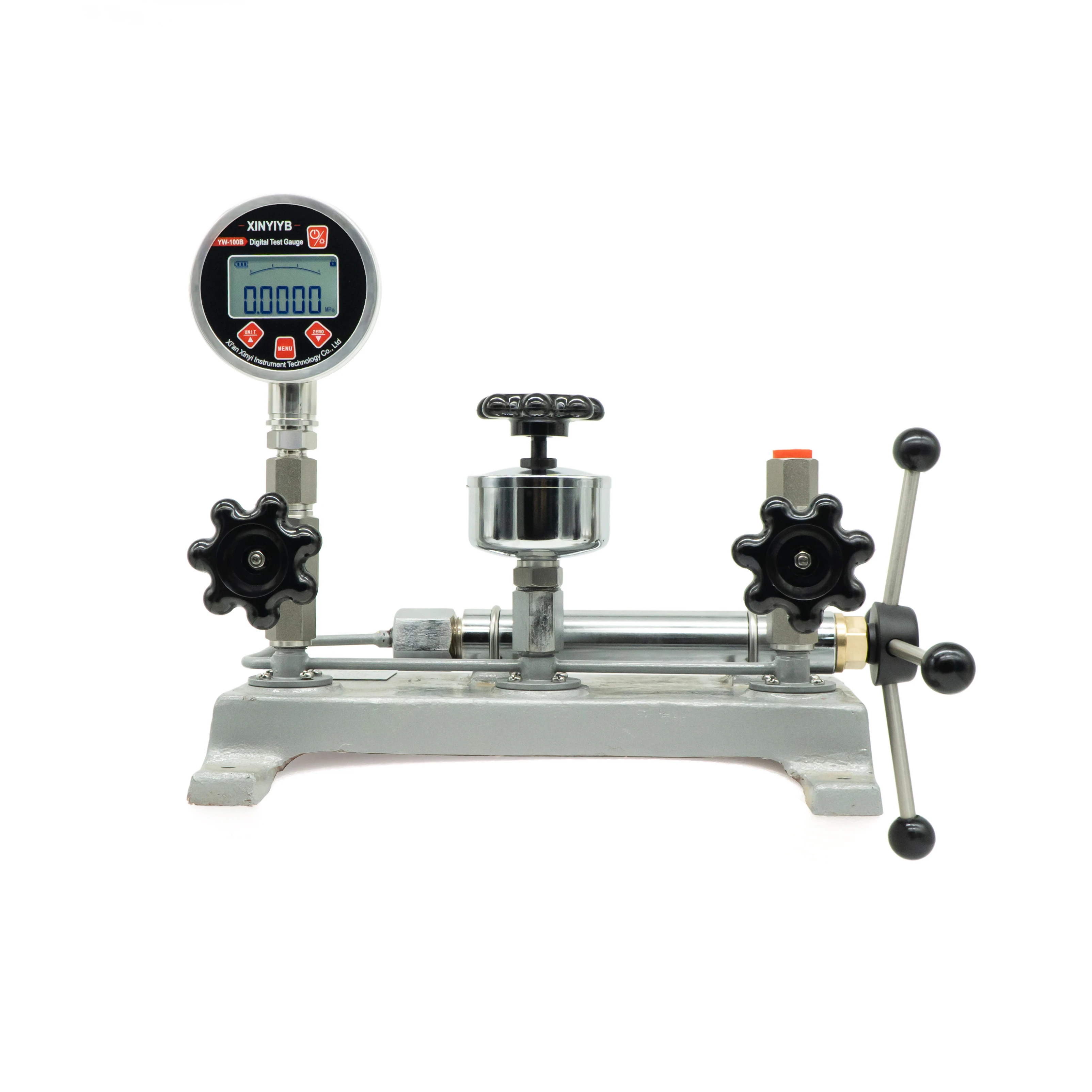 60MPa Precision Hydraulic Pressure Gauges Calibration Machine Oil Pressure Gauge Calibrator