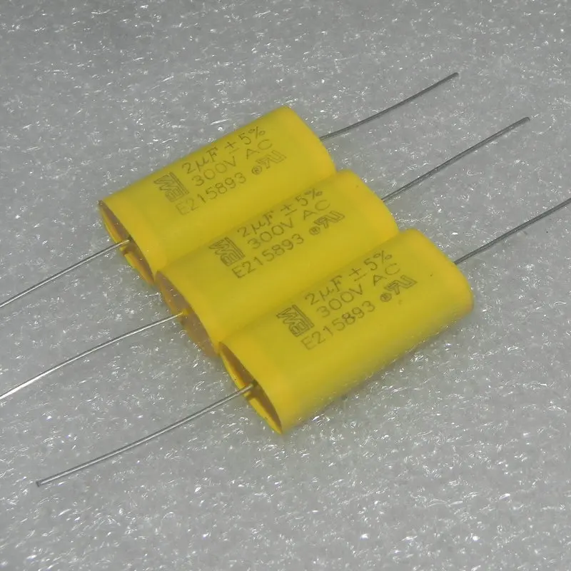 5PCS BM MKP 300V 2UF 205J 300VAC 31X10X16MM 2mfd Kupfer Fuß Axial Nicht induktive Polypropylen Film Kondensator