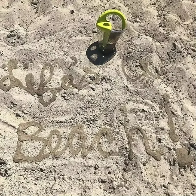 Giocattolo con imbuto per sabbia da spiaggia, strumento di scultura per decorazioni in plastica, gioco d'acqua per bambini, kit di castello di sabbia portatile per attività all'aperto