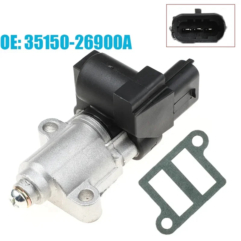 IAC Idle Air Control Valve for Hyundai Getz Click 1.3L 1.4L 1.6L Gas Rio Accent 35150-26900A 3515026900A