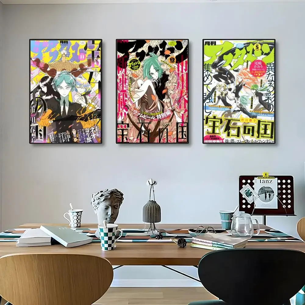 Anime Land of the Lustrous Poster Classic poster and wall art prints are suitable for living rooms, bedrooms,and home